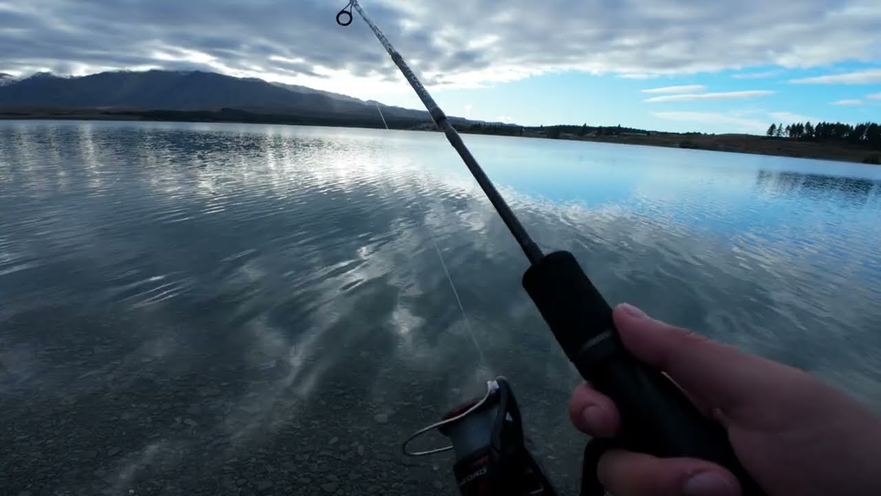 Pescuit la păstrăv | Lacul Tekapo, South Island  NZ