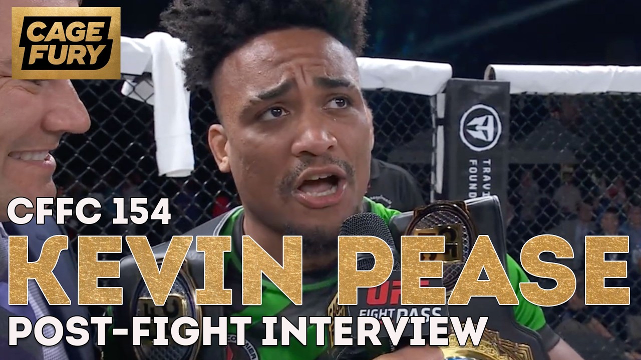 Kevin Pease makes history and calls for UFC invite while fireworks erupt in background | CFFC 154