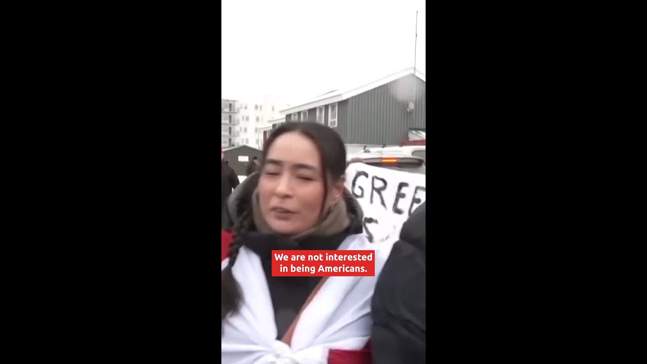 Greenlanders and Danes protest Trump&rsquo;s takeover threats