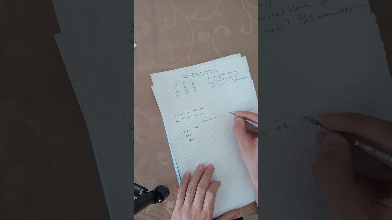 Anova Soruları Nasıl Çözülür