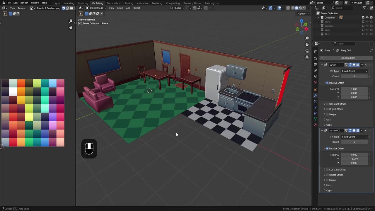 Live Modeling in Blender - Modern Asset Pack - Part 1