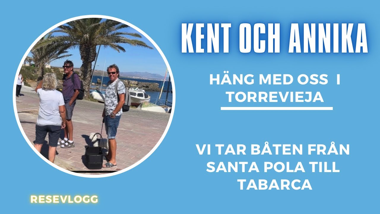 Vi åker båt från Santa Pola till ön Tabarca