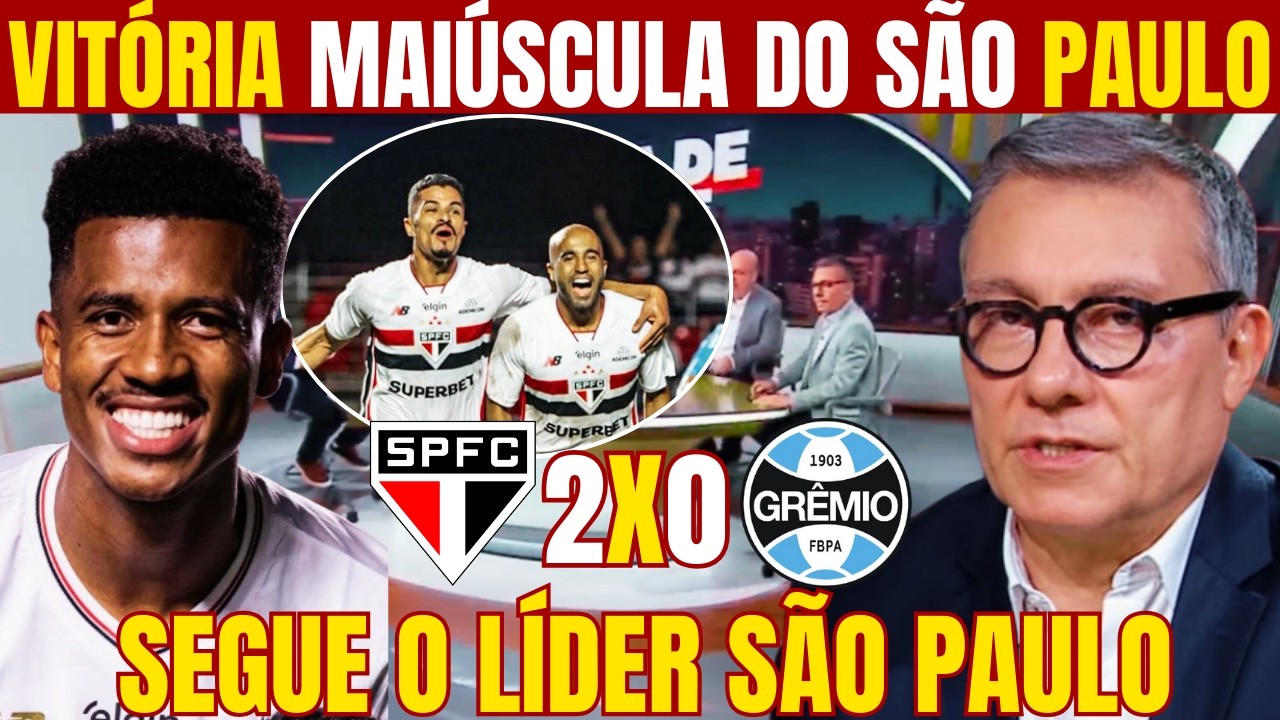 PÓS JOGO DO SÃO PAULO! CALÇADE E BIRNER SE RENDEM A ATUAÇÃO DO SÃO PAULO! MARCOS.A MAESTRO DO TIME!