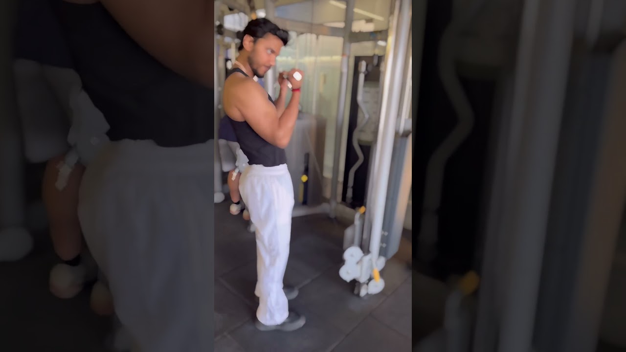 Biceps 💪🏻 day | Rishu Gupta | #motivation #bycepsworkout #byceps #gymworkout #gymexercises