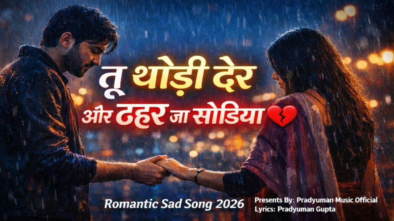 थोड़ी देर और ठहर जा सोडिया 💔 | Heart Touching Romantic Song | New Hindi Love Song | Emotional Song