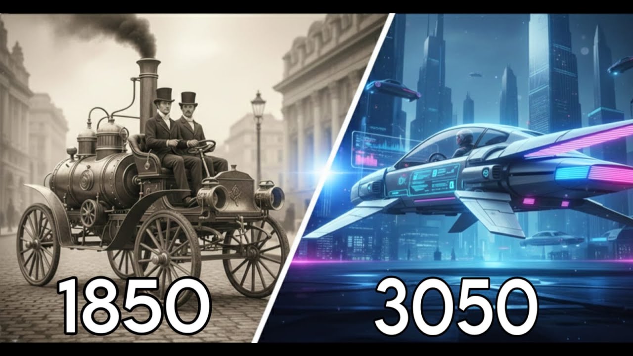 You Won’t Believe How Cars Will Look in 3050😱Incredible American Car Evolution from 1850 to Future