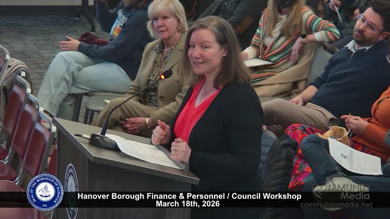 Hanover Borough Council Finance & Personnel Committee - 03/18/2026