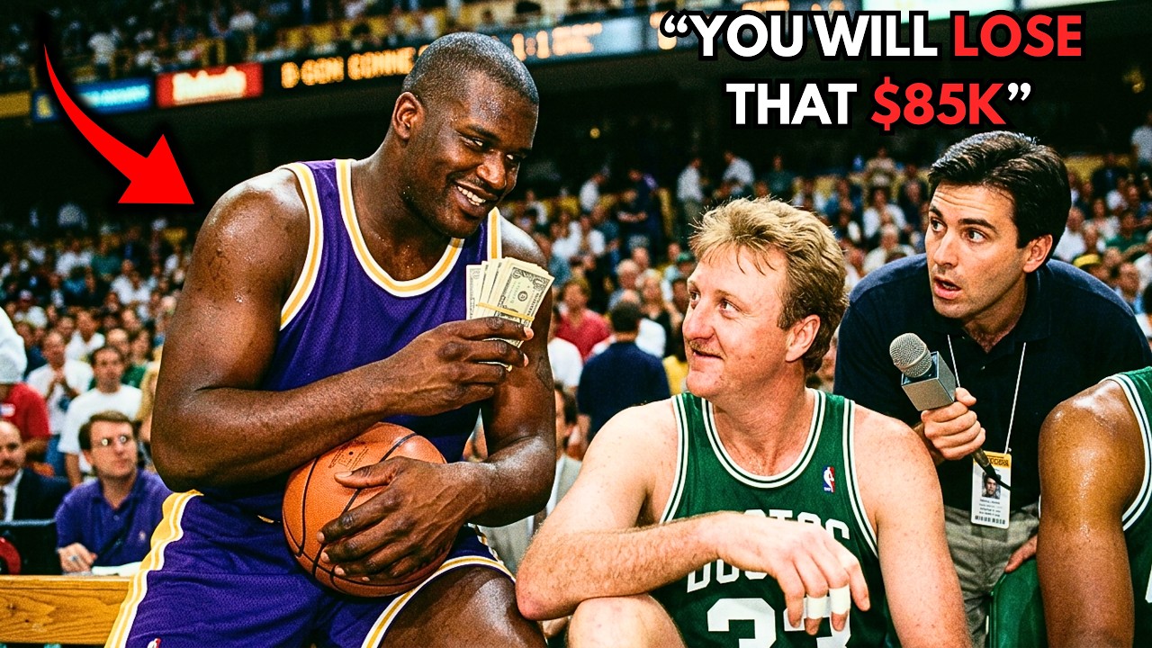Shaq Bet $85K Larry Bird Couldn't Score On Him Twice &mdash; Bird Made Him Regret Every Word