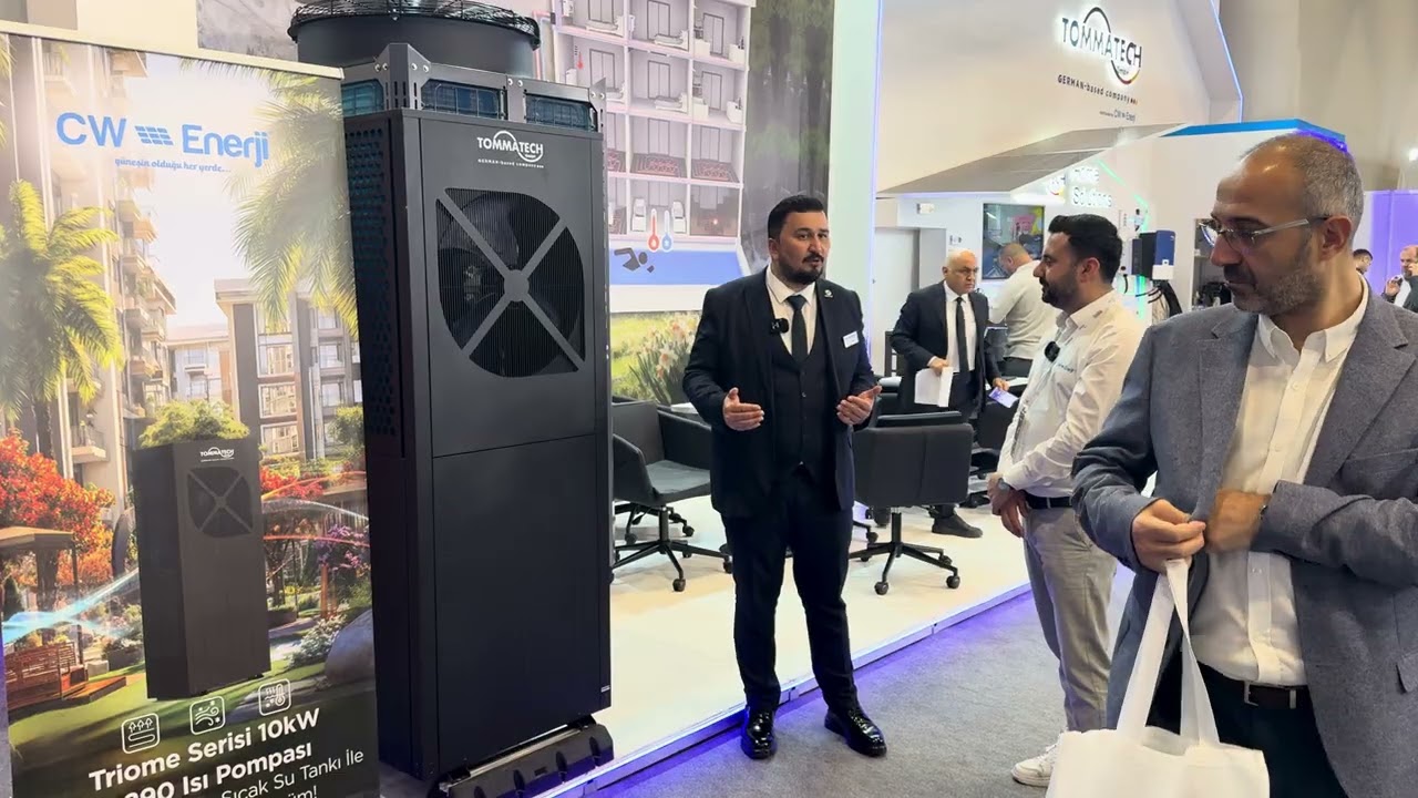 Cw Enerji,  Apartman tipi TommaTech ısı pompasını Sodex 2025 fuarında Tanıttı