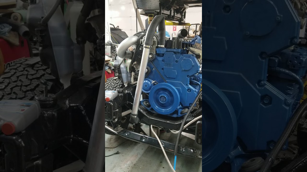 DT466 SWAP in a FORD SUPER DUTY