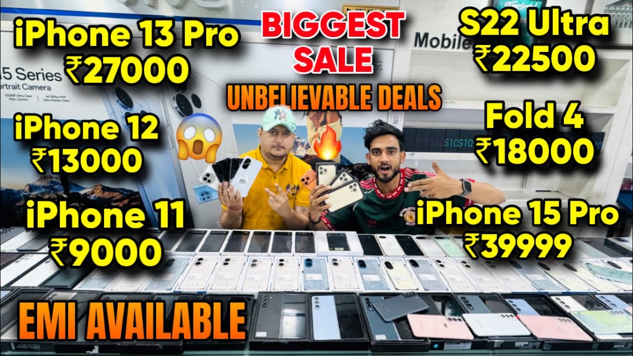 Biggest iPhone Sale Ever 🔥| Cheapest iPhone Market  | Second Hand Mobile  iPhone 17 iphone16 Pro 