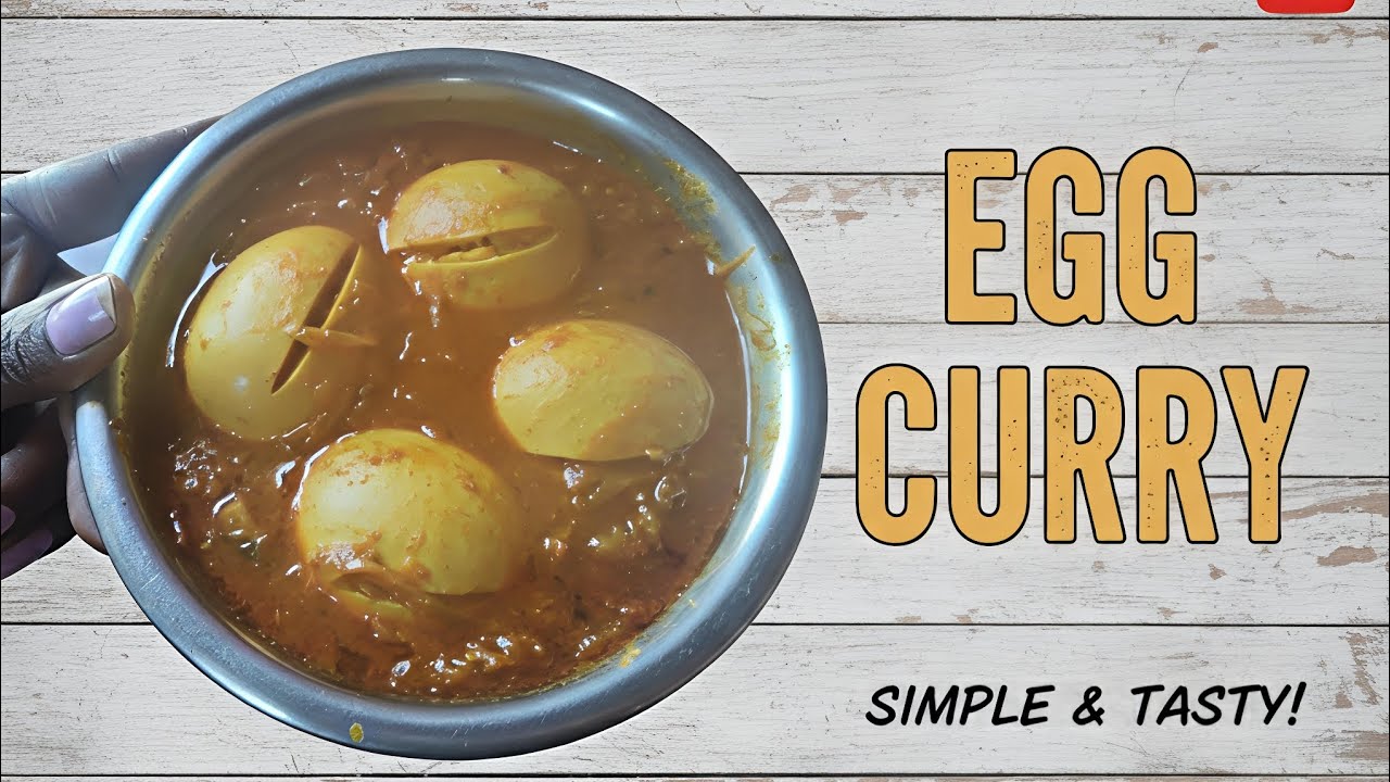 Egg curry simple &tasty