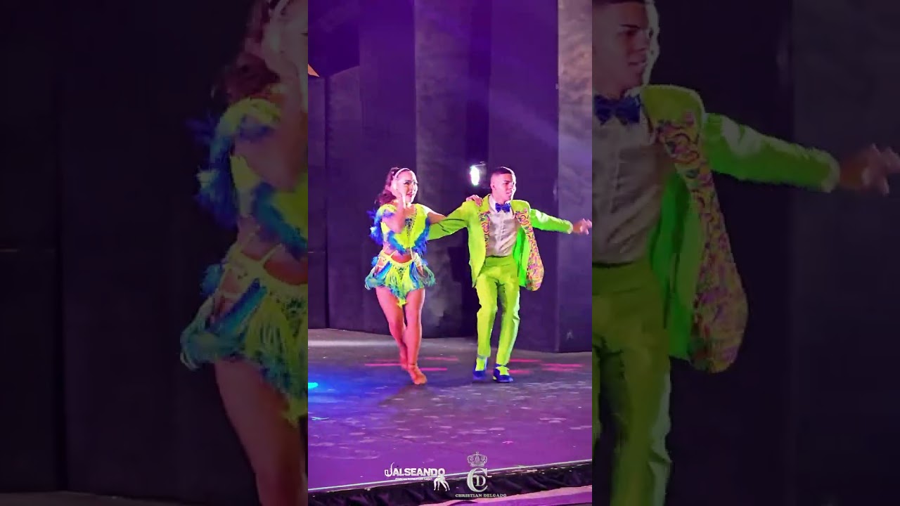 Juan José Rivas y Angie Aldana - pareja profesional CALEÑO  ELIMINATORIAS FMS CALI 2024