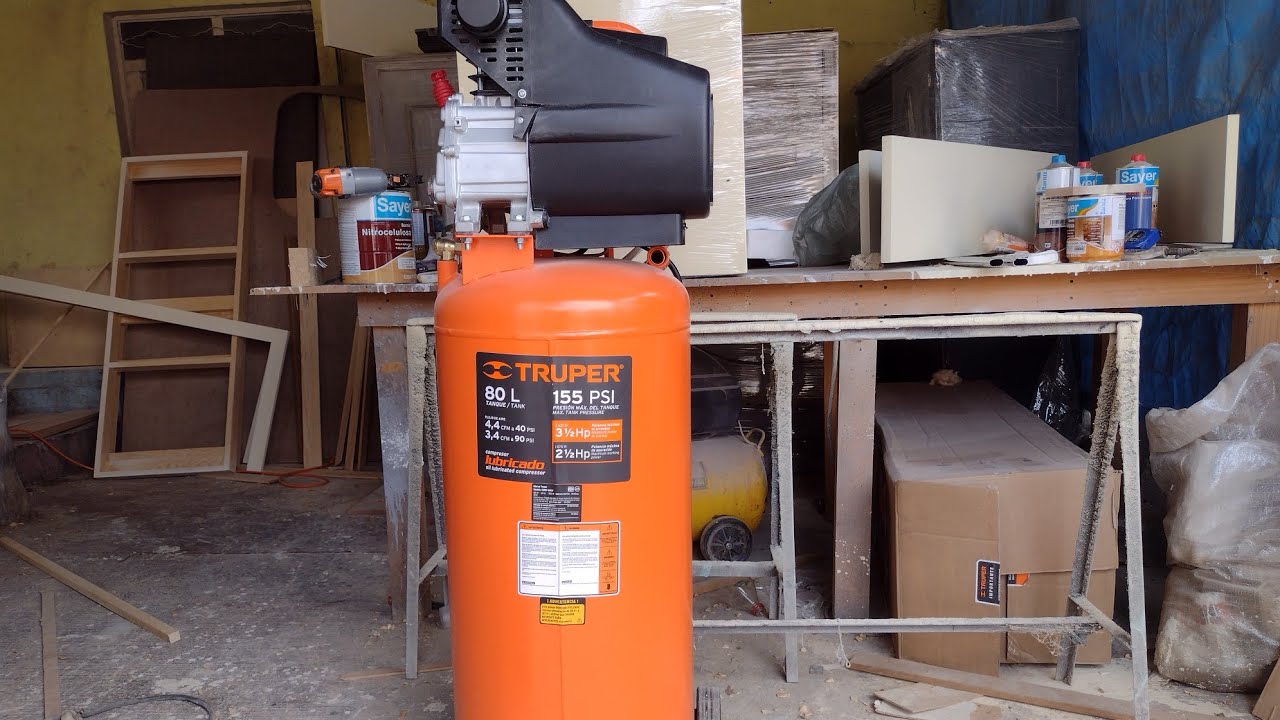 compresor truper de 80 litros (modelo: COMP-80LV #truper