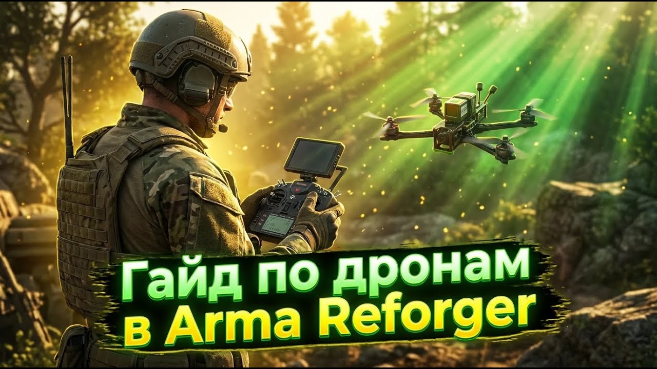 КАК ЛЕТАТЬ НА ДРОНАХ В ARMA REFORGER |  ГАЙД НА FPV, MAVIC