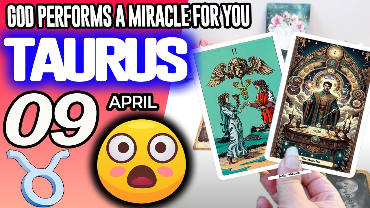 Taurus ♉😇GOD PERFORMS A MIRACLE FOR YOU❗🙌 horoscope for today APRIL 9 2026 ♉ #taurus tarot APRIL