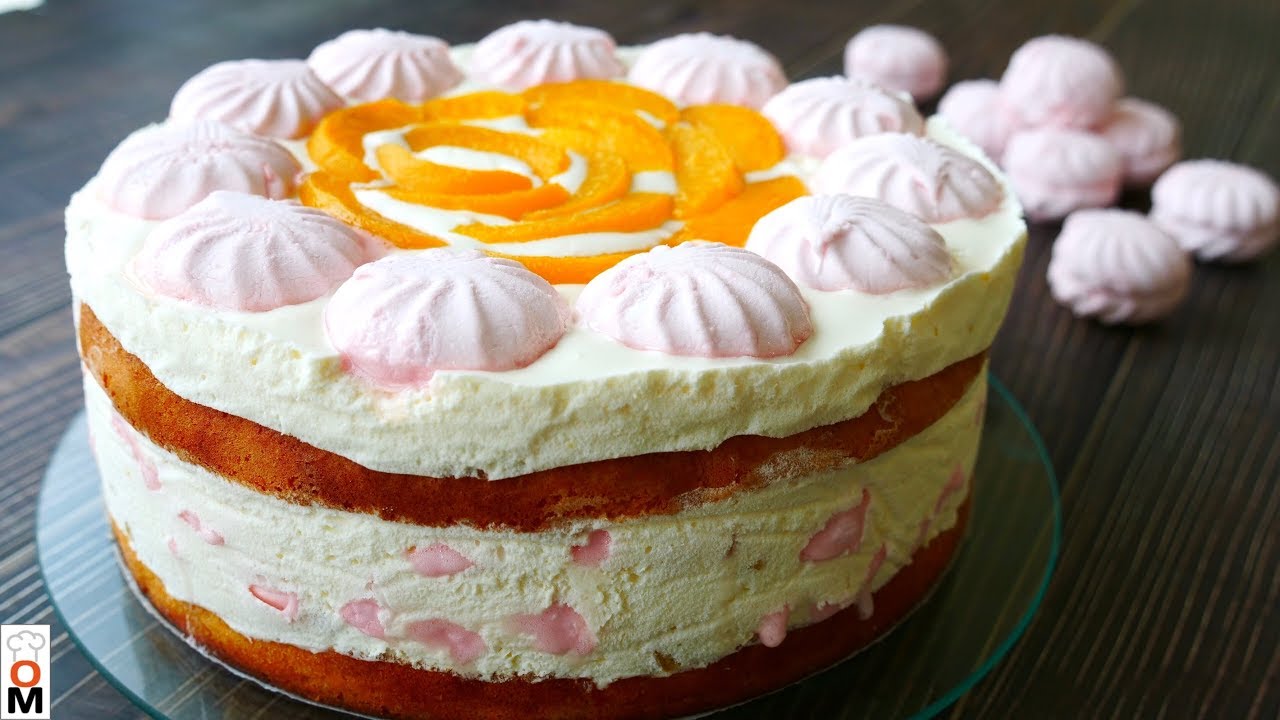 Зефирный ТОРТ | ВКУС КЛУБНИЧНОГО МОРОЖЕНОГО