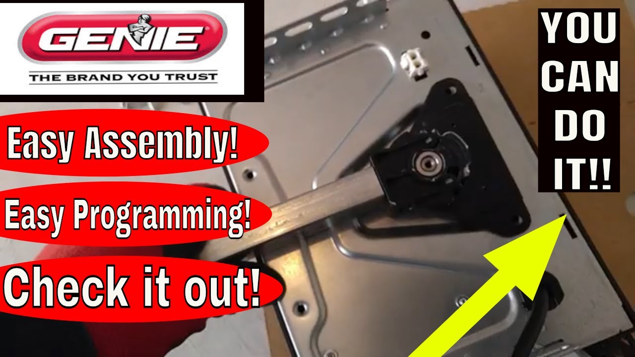 Easy Install / Programming Video Genie Stealth 750 Garage Door Opener