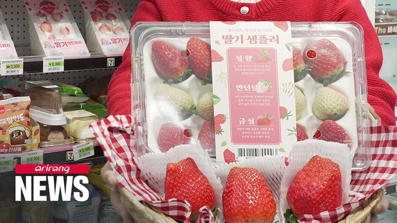 S. Korea cultivates new varieties of strawberries