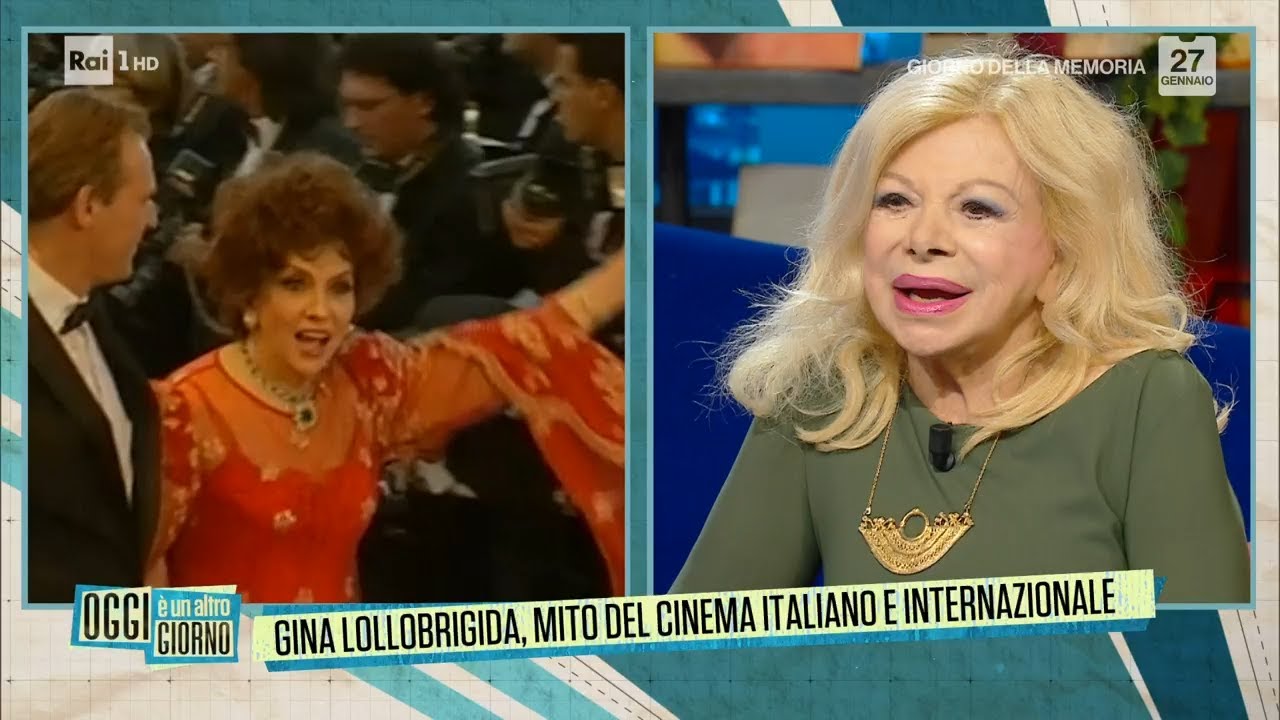 Da diva a diva, Sandra Milo ricorda Gina Lollobrigida - Oggi è un altro giorno 27/01/2023