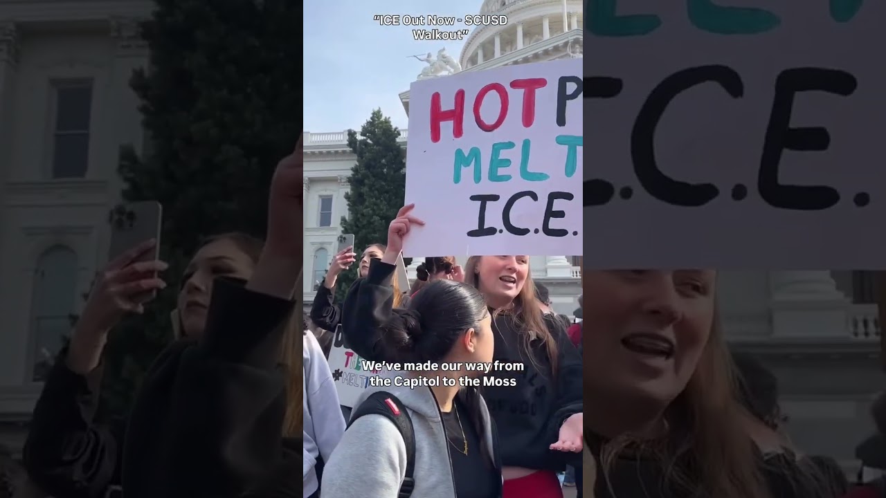 Hundreds of Sacramento students hold walkout to protest ICE