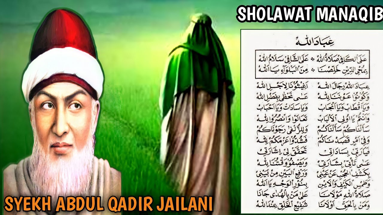 Sholawat merdu manaqib syekh Abdul Qodir Jaelani