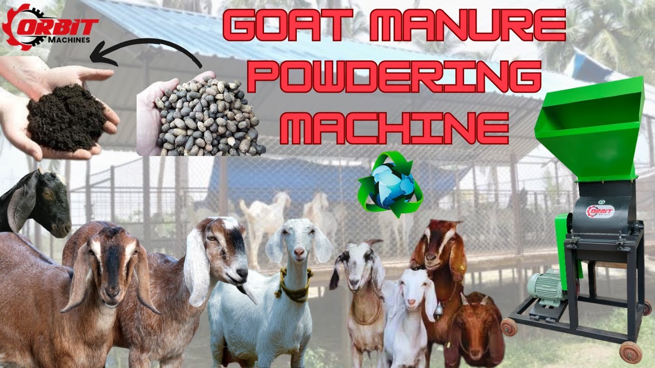 Goat Manure Powdering Machine (Single Phase) Installed in Palakkad