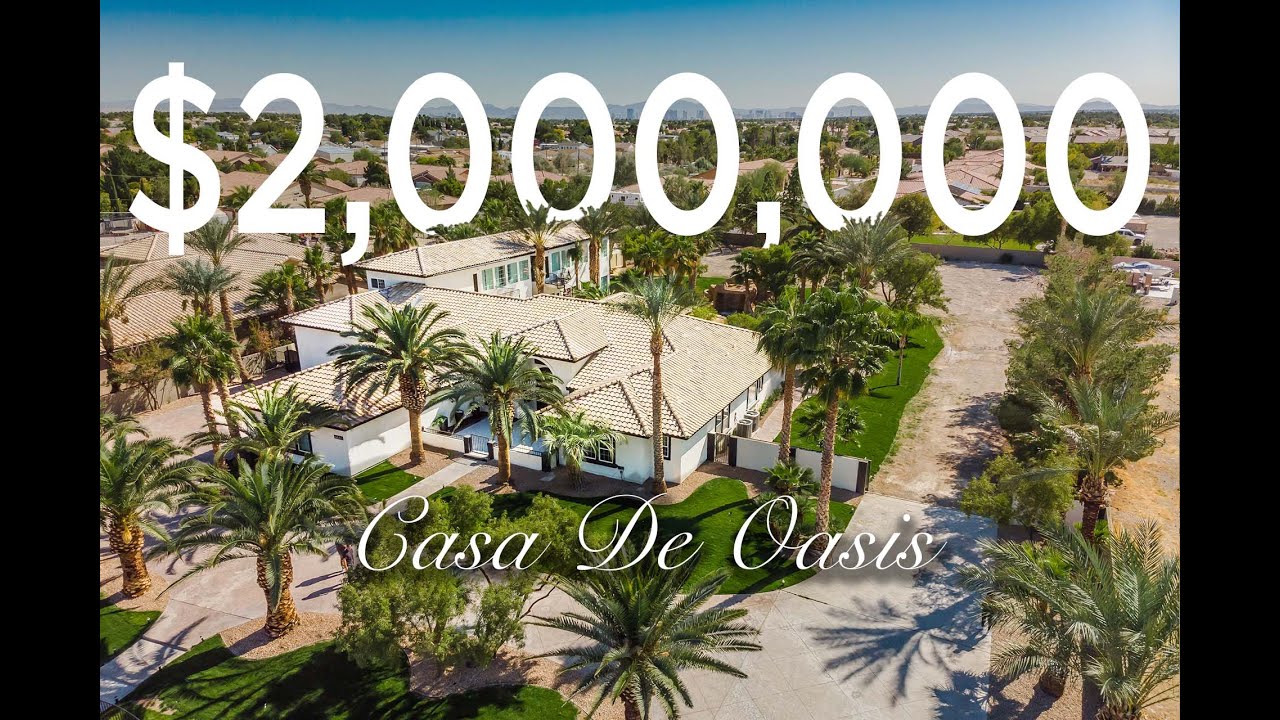Million Dollar Paradise In Las Vegas | 8K sqft Entertainment Dream Estates | Vegas Luxury Homes