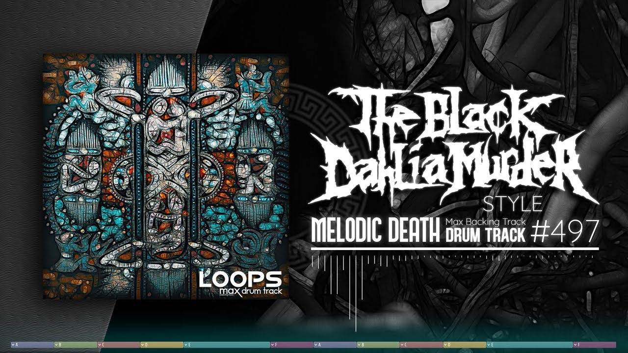 Melodic Death Metal Drum Track / The Black Dahlia Murder Style / 210 bpm