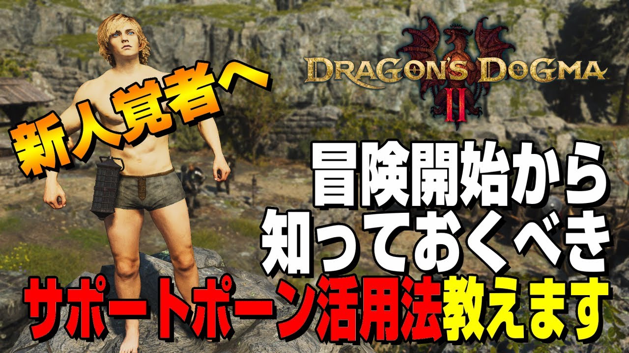 知らないと損する！？開始直後からでも役立つサポートポーンの活用法3選【ドラゴンズドグマ2】