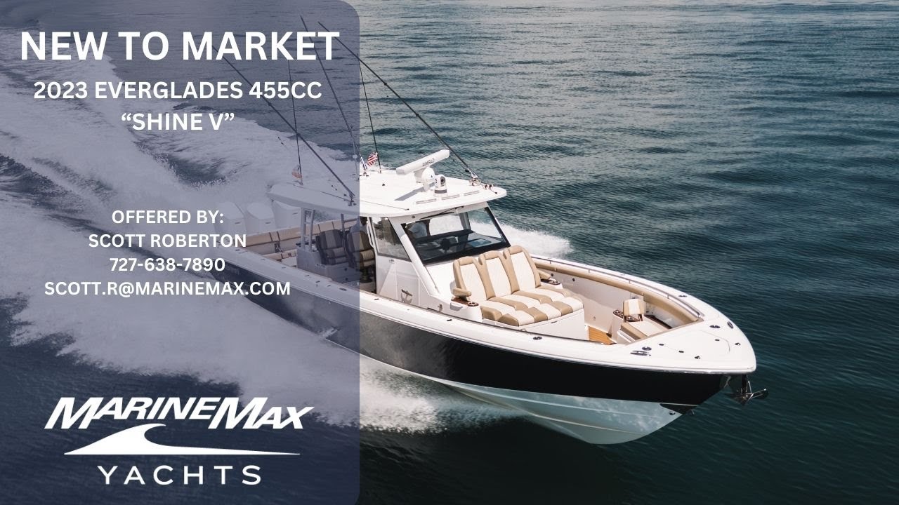 Offshore Fishing Machine - 2023 Everglades 455cc!