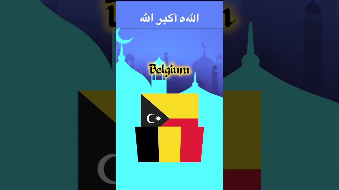 ☪️ European Flags but every country is Islamic 🕌 Muslim 3 #Flags #Muslim #islam