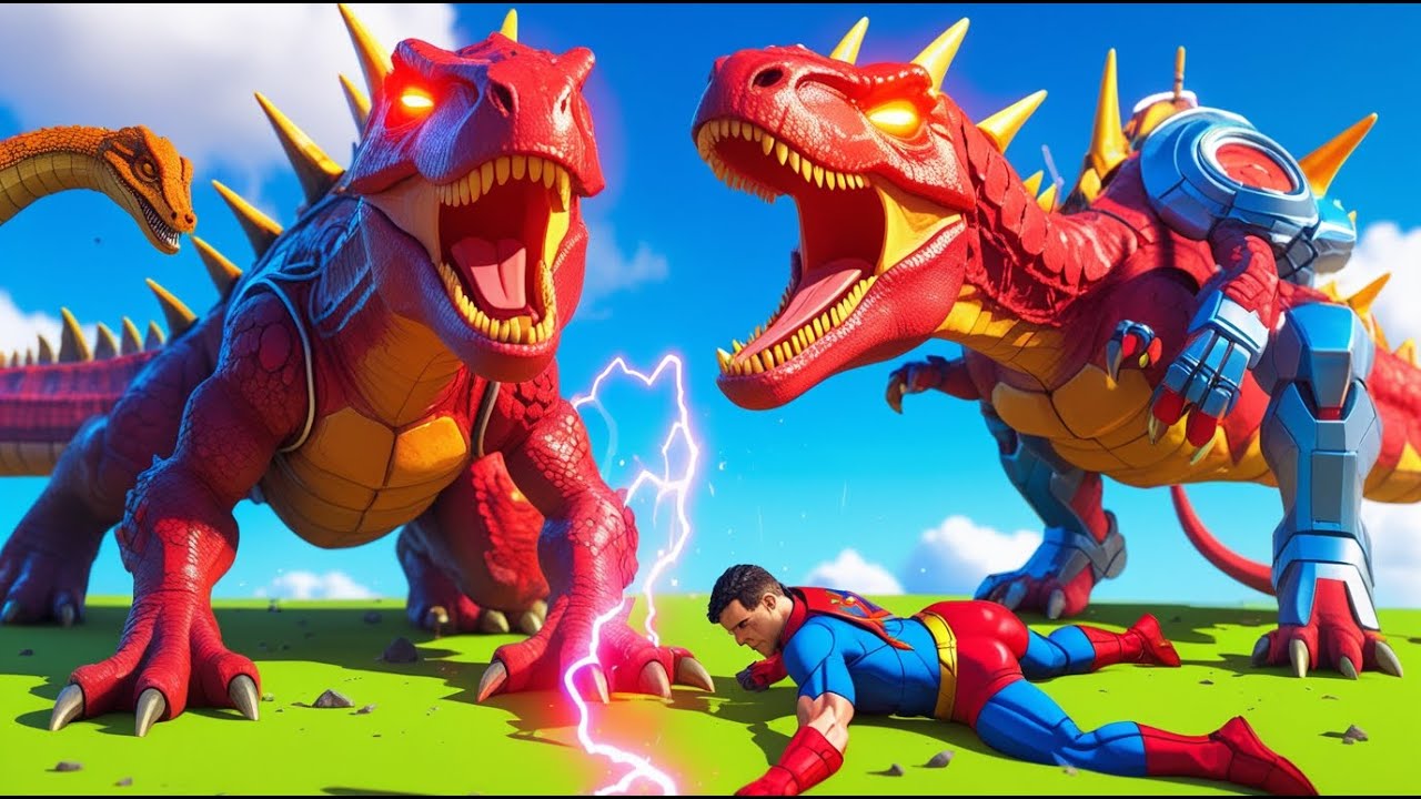 Epic Dinosaurs Tarbosaurus  vs Pro 8 GOAT T-rex l Jurassic World Evolution 3 Dinosaur Battles