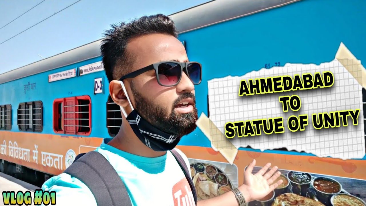 AHMEDABAD to KEVADIA Train Journey || Kevadia Railway Station