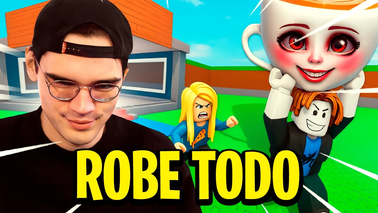 No sabía que era TAN divertido robar en Roblox Brainrot 🤣