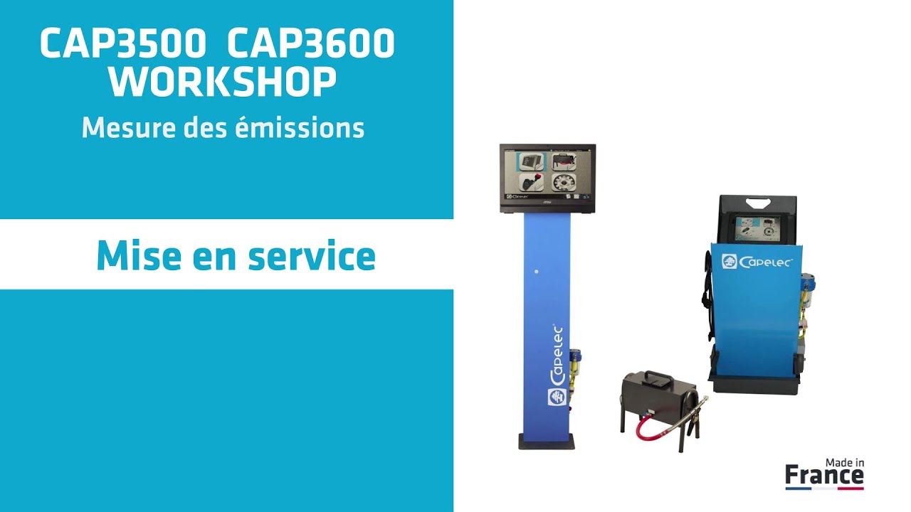 CAPELEC - CAP 3500 & 3600 - vidéo tuto #01 - mise en service (1417-05)