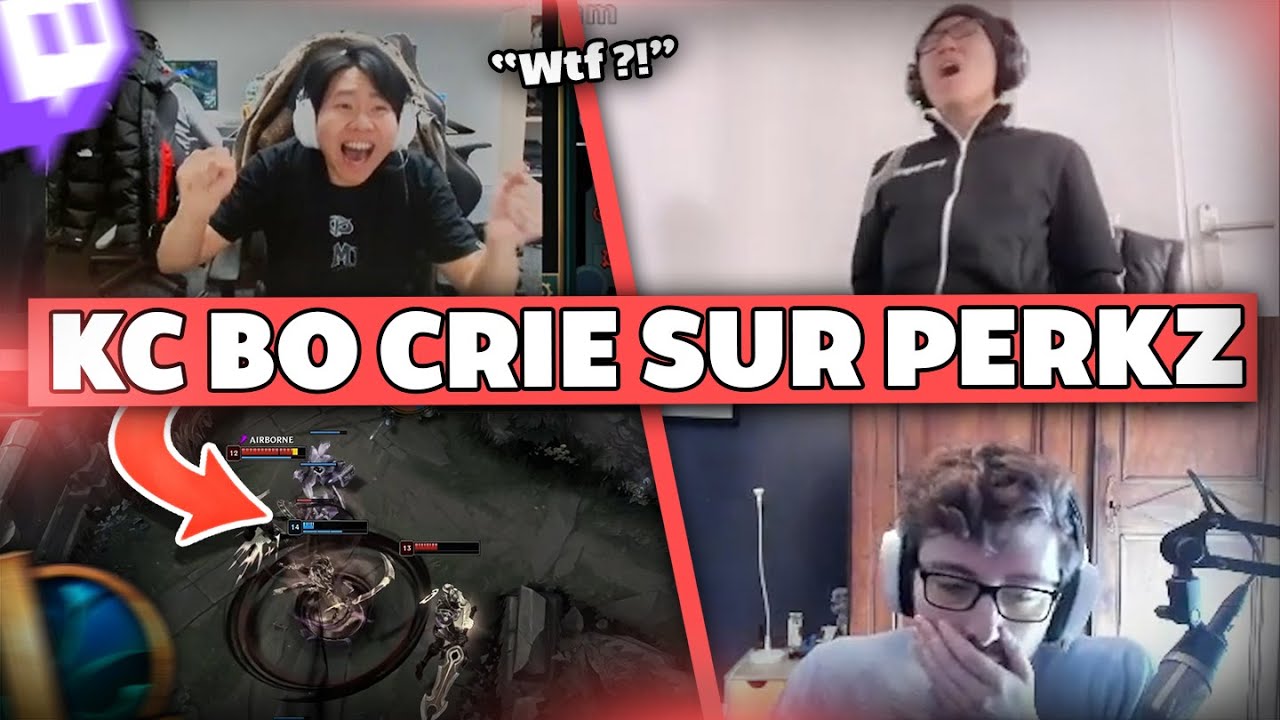 KC BO CRIE SUR PERKZ, TRAYTON BAN DU INHOUSE - Best of LoL #512 Réactions