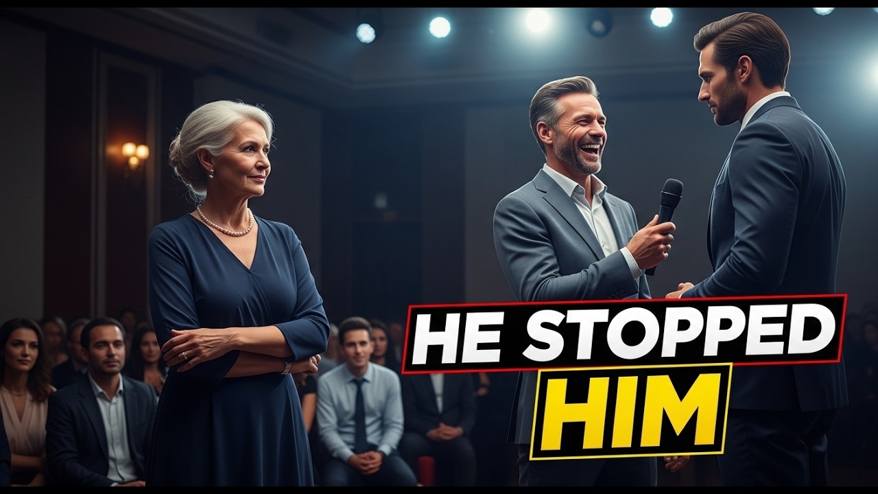 My Husband Laughed On Stage… Then The Billionaire Shut Him Down.