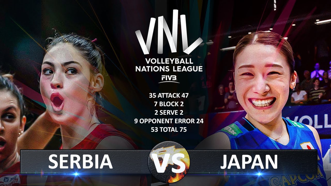 Serbia vs Japan | Women's VNL 2025