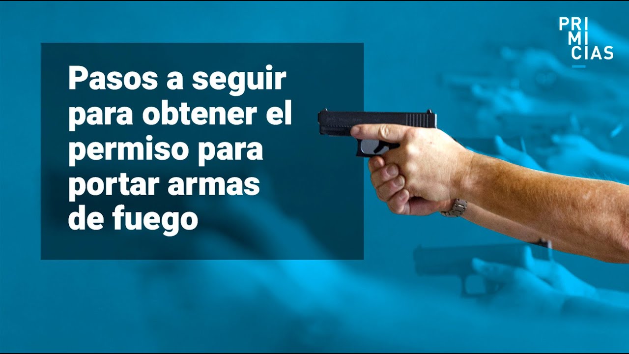 10 pasos para obtener el permiso de porte de armas en Ecuador