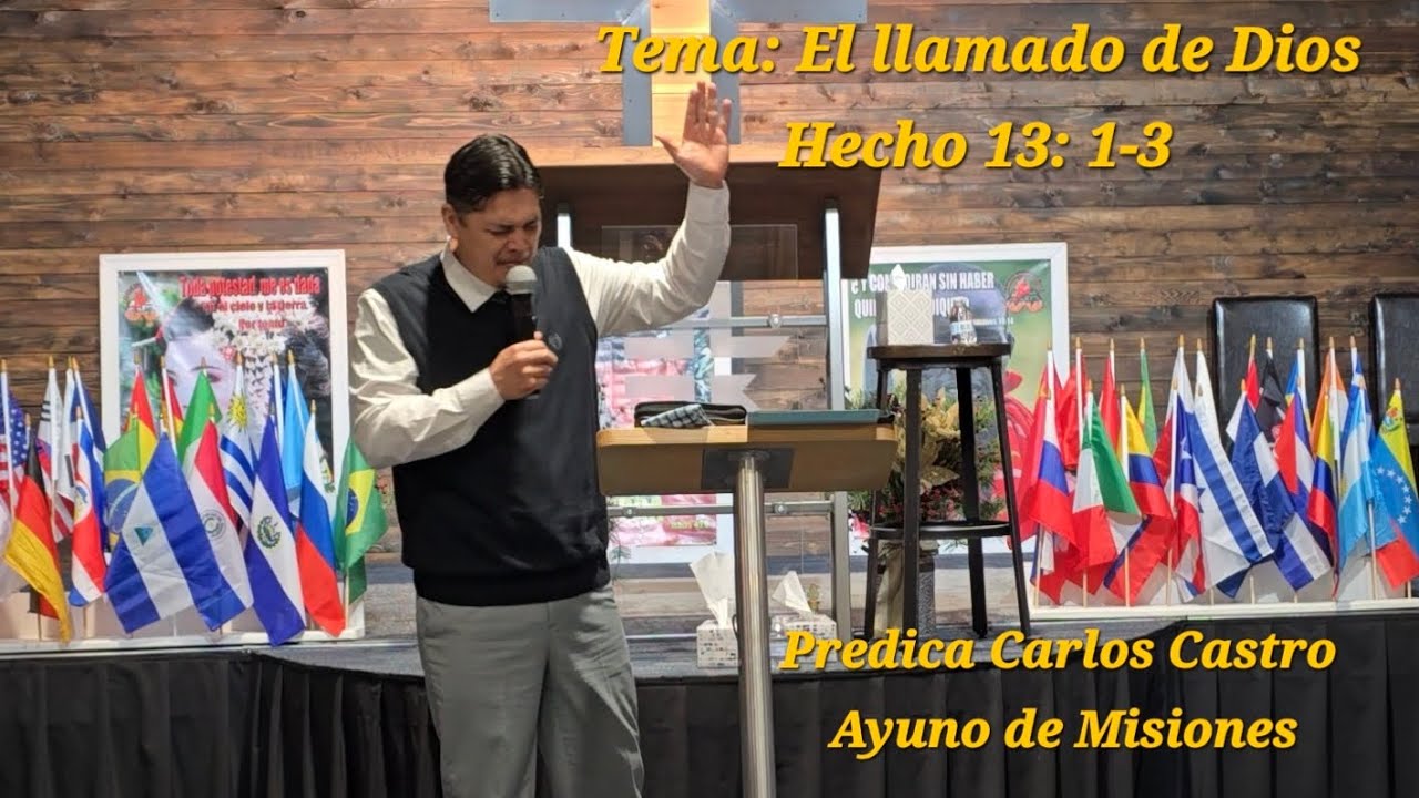 El llamado de Dios,           Hechos 13:1-3