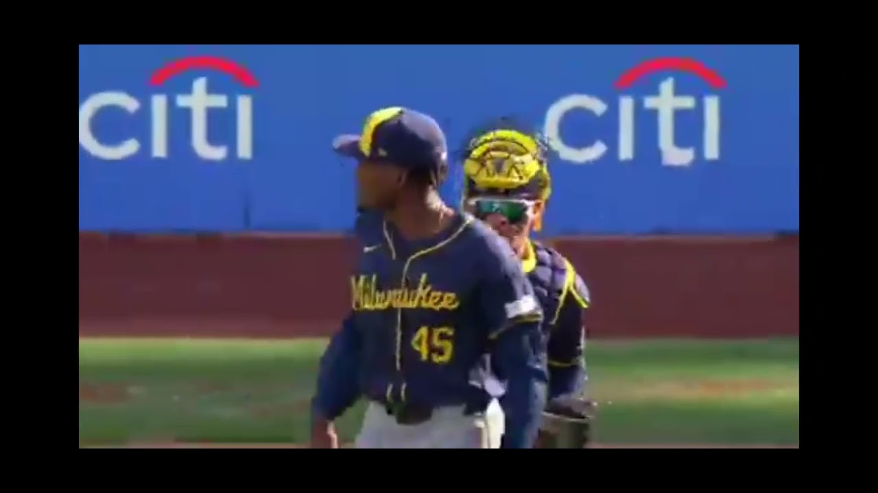 Abner Uribe Shushes Mets Bench After Save