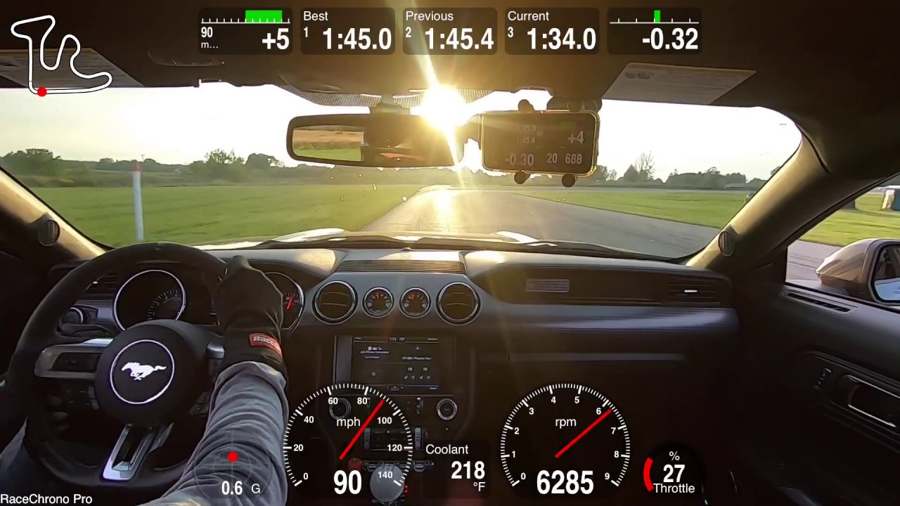 Mustang Coyote blows at gingerman raceway 2019-09-12
