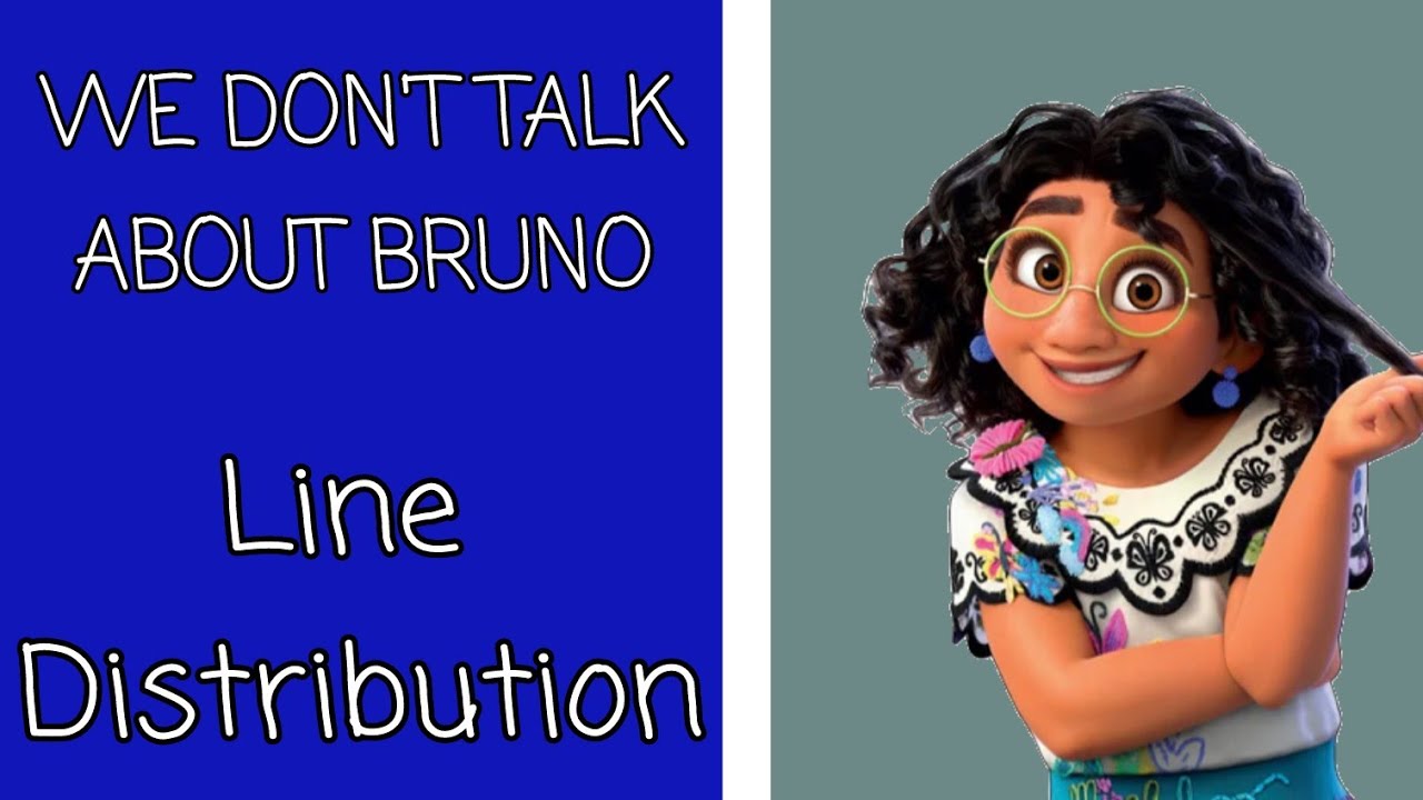 We Don't Talk About Bruno from Disney's Encanto Line Distribution | Vertical Video