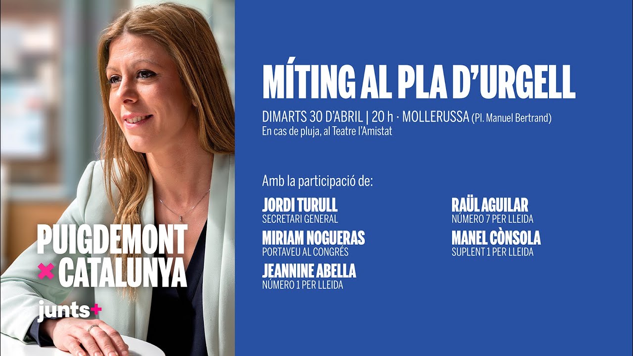 🎥 Míting al Pla d'Urgell | Llengua de signes catalana - 30.04.24 #12M