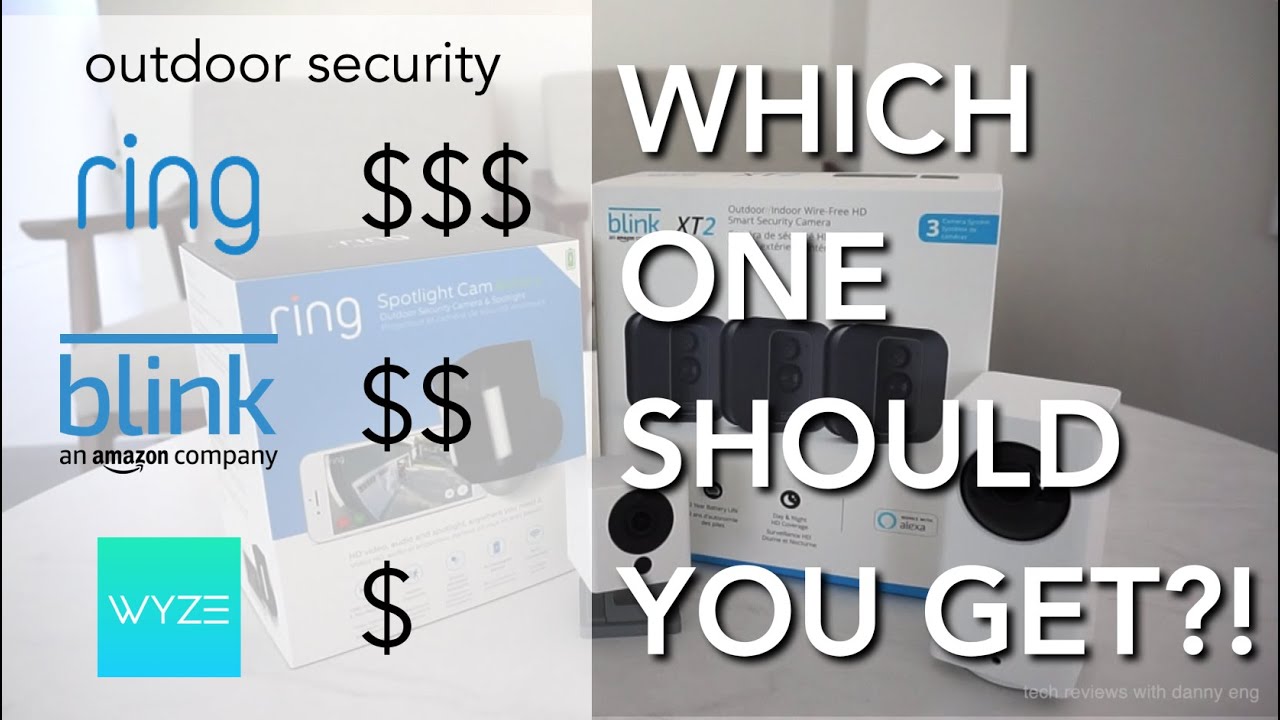Ring vs. Blink vs. Wyze (BEST Smart Outdoor Security Cameras!!!) REVIEW COMPARISON