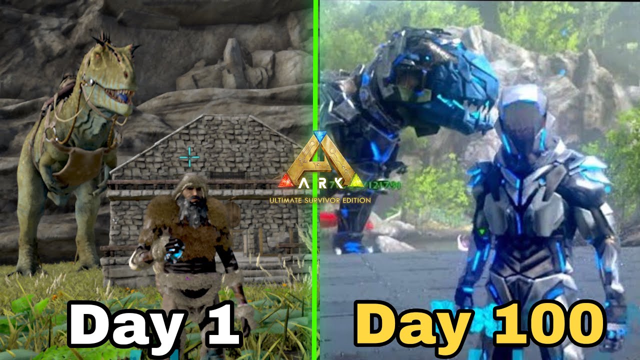 I Survived 100 Days SOLO in ARK Mobile (Free Player) day 10-20🔥🔥