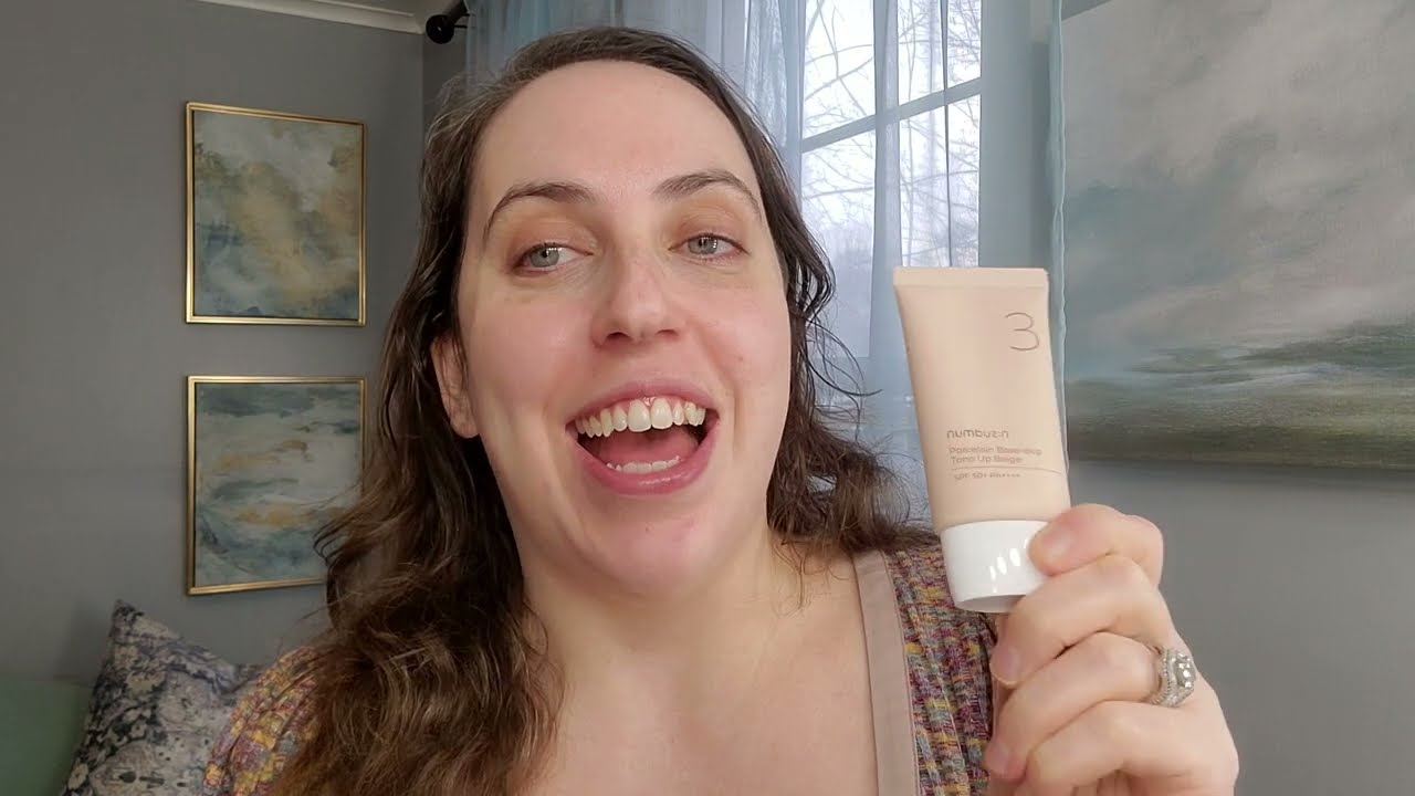 Numbuzin No. 3 Porcelain Base-skip Tone Up Beige Vs. Numbuzin No. 2 Goodbye Redness Derma Tone Up
