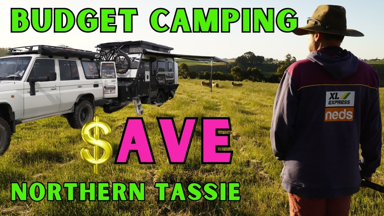 THRIFTY TRAVELS: BUDGET Camping Hacks in Tasmania's North | Caravan Australia #tasmania #traveltips