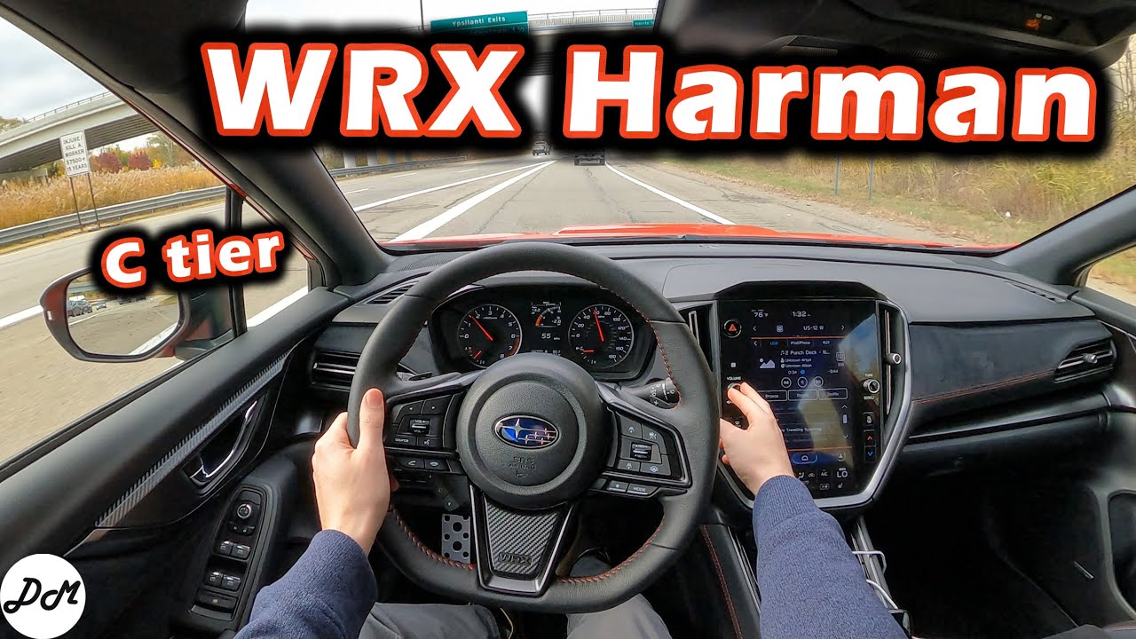 Subaru WRX 2022 года – обзор звуковой системы Harman Kardon с 11 динамиками